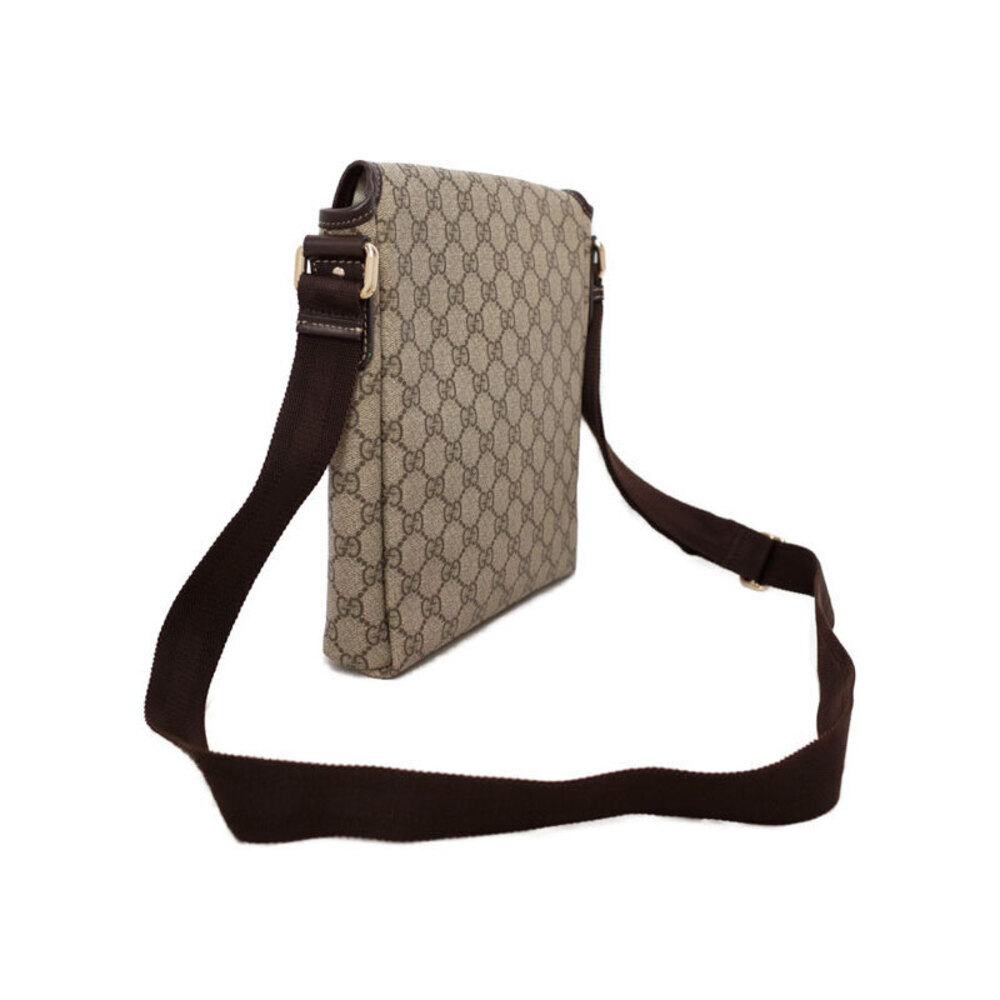 Gucci GG Bag Crossbody Brown Messenger Plus Supreme - Picture 1 of 9